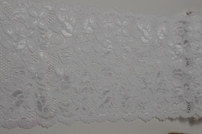 Spitze elastisch / weiß